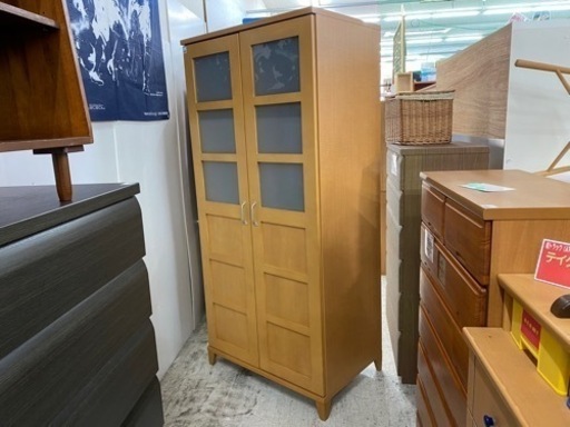 【愛品館 江戸川店 衣類収納】LEGNATEC（レグナテック）2枚扉ワードローブ ID:151-007922-007