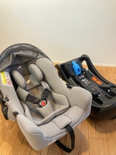 状態良好 Joie ベビーシートi-Snug・i-Base (グレーフランネル)