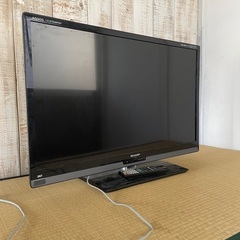 無料　液晶テレビ　シャープ　40v リモコン付き