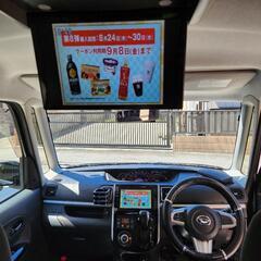 値下げ！タントカスタムRS ターボ　低走行、ワンオーナー、修復無、後席モニタ等オプション多数の画像