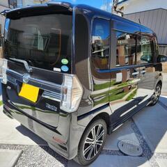 値下げ！タントカスタムRS ターボ　低走行、ワンオーナー、修復無、後席モニタ等オプション多数の画像