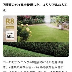 リアリーターフ　ヨーロピアンロング　ゴールド　R8 端材