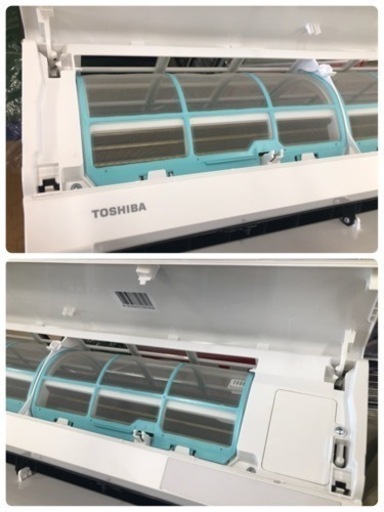 K096★TOSHIBA製★2021年製冷暖房兼用エアコン8畳用★3カ月間保証付き★取付手配可能
