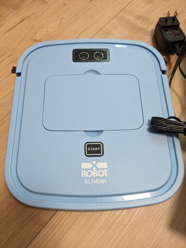 【美品】ロボット掃除機 ROBOT SLIMINI ライトブルー