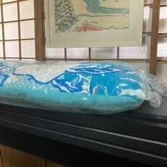 スヌーピー  クールロングピロー　枕　ブルーの画像