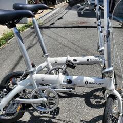 RENAULT - edamame　ルノー　折りたたみ　２台 2台セット RENAULT折りたたみ自転車 中古 (断食YOGA) さくら夙川