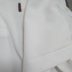 NiceHitter メンズ 軽量 半袖 シャツ 衿付ポロシャツ ホワイト 白の画像
