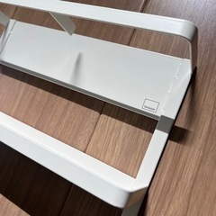 受け渡し予定者決定済み★山崎実業(Yamazaki) マグネット 冷蔵庫サイドラック ホワイトの画像