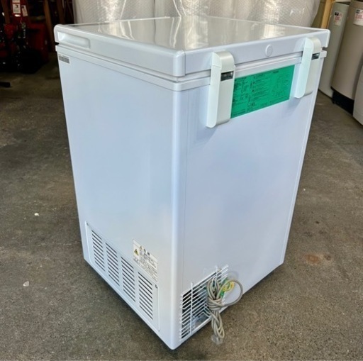 札幌市内配送可 極美品 21年製 Haier ハイアール 103L 上開き式冷凍庫 冷凍ストッカー JF-NC103F-1