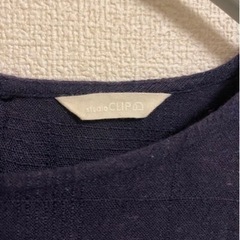 スタディオクリップ　7分丈　紺色　トップスの画像