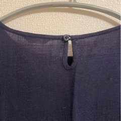 スタディオクリップ　7分丈　紺色　トップスの画像