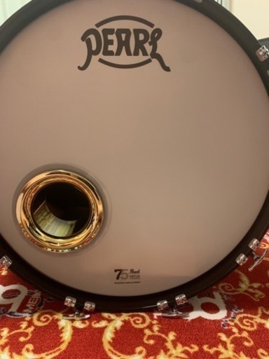 【超美品】【新品ケース付】pearl楽器75周年限定モデル　ドラム3点セット