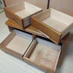 引出し家具　ナラ材の画像