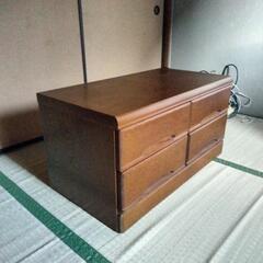 引出し家具　ナラ材の画像