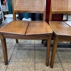 浜本工芸　ダイニング椅子四つセットの画像