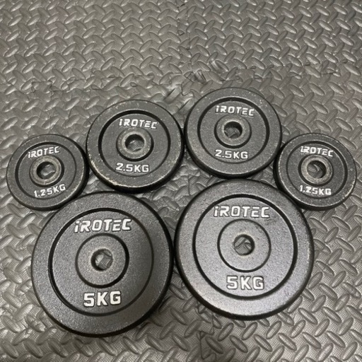 IROTEC アイアンプレート(1.25kg×2・2.5kg×2・5kg×2)