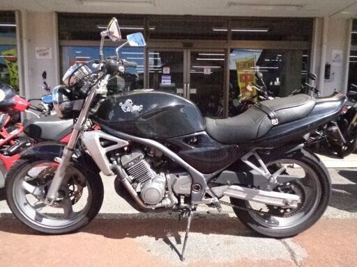 NO.4770　バリオス（ＢＡＬＩＵＳ）　水冷４サイクル１６バルブ４気筒２５０ｃｃ　ショート管　アップハンドル　ブラック　☆彡