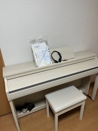 カワイ　KAWAI 電子ピアノ　木目ホワイト