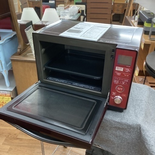 S743 ⭐ SHARP 過熱水蒸気 オーブンレンジ RE-T820 レッド ⭐動作確認済⭐クリーニング済