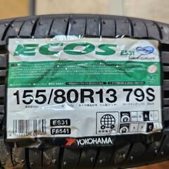 YOKOHAMA ECOS ES31 155/80R13 79S 新古品 激安 在庫処分セール パッソ a49の画像