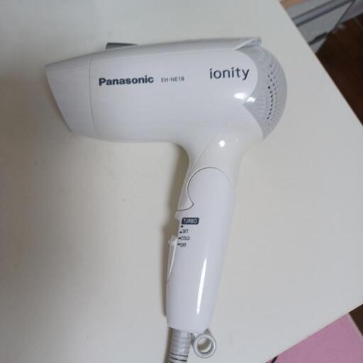 Panasonic　パナソニック\nヘアードライヤー イオニティ EH-NE18 白