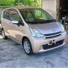 ダイハツ ムーブ プッシュスタート ナビ付き ピンク H23 5...