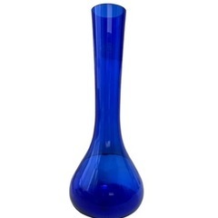 SHOEI CRAFT JAPAN ショウエイ クラフト花瓶 花器 フラワーベース 洋風 インテリア 雑貨 小物 ガラス製 ブルー 青 置物 飾り物 オブジェ の画像