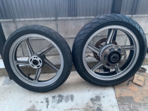 ゼファー400 F\Rホイール