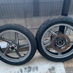 ゼファー400 F\Rホイール