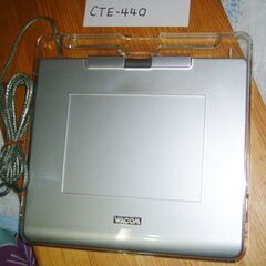 Wacom ペンタブレット　CTE-440動作品-シルバー