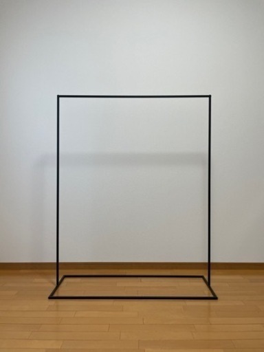 【かなでもの】アイアンハンガーラック 120cm