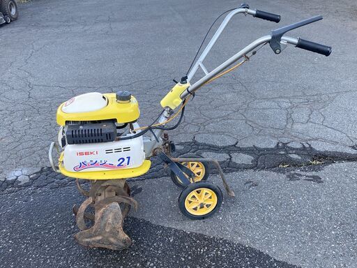 軽トラ貸せます 現物確認歓迎、初期不良対応 使われてた 動作品 イセキ 2.2馬力 パンジー21 耕運機 KM21