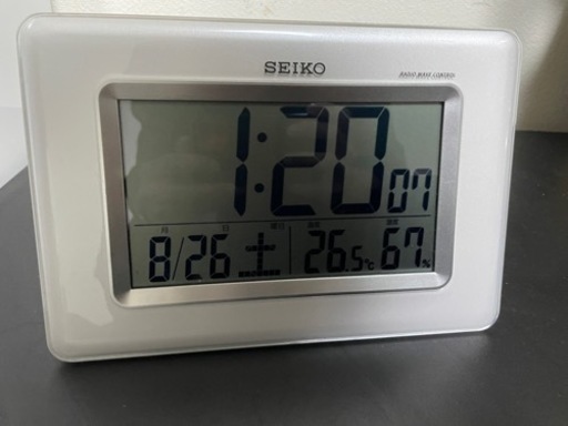 置き時計 SEIKO SQ424W 中古