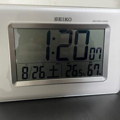 置き時計 SEIKO SQ424W 中古