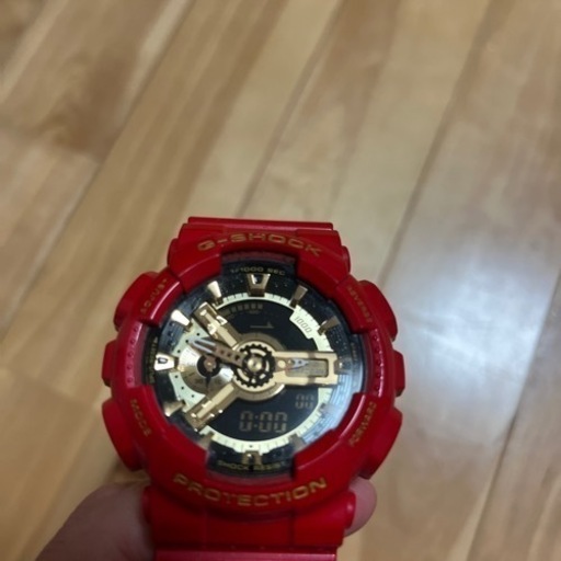 g-shock 赤✖︎ゴールド