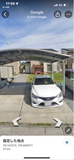 カーポート2台起き