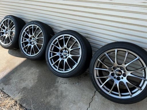 BBS RE-V DB 19インチ鍛造　220系クラウンRS使用　前後異径
