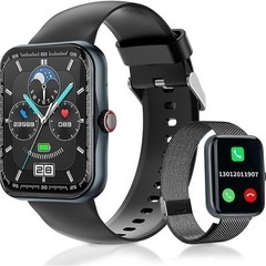 新品未使用✨スマートウォッチ SUPALAK 1.85インチBl...