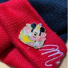 ディズニー　ミニー　ニット帽の画像