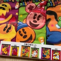 未使用品★ディズニー ハロウィン 巾着3枚セットの画像