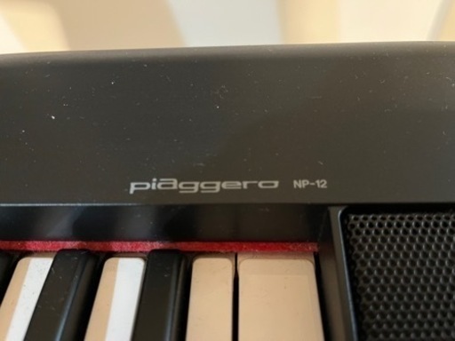 中古　ヤマハ YAMAHA 電子キーボード piaggero ブラック NP-12B