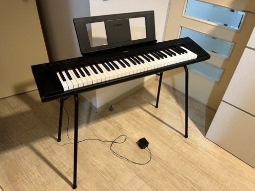 中古　ヤマハ YAMAHA 電子キーボード piaggero ブラック NP-12B