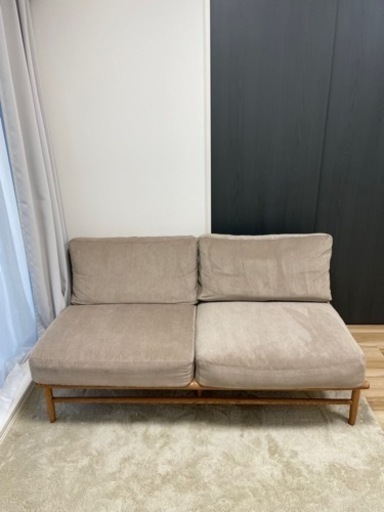 モモナチュラル　クラウド2Pソファ