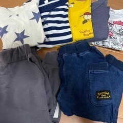 《秋冬服》90～100cm(男の子服)まとめ売りの画像