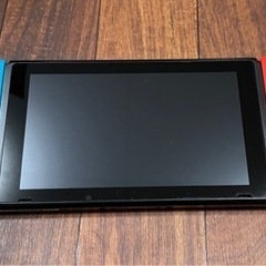 ニンテンドースイッチ switch 液晶無傷 新品液晶保護ガラス付コントローラー正常の画像