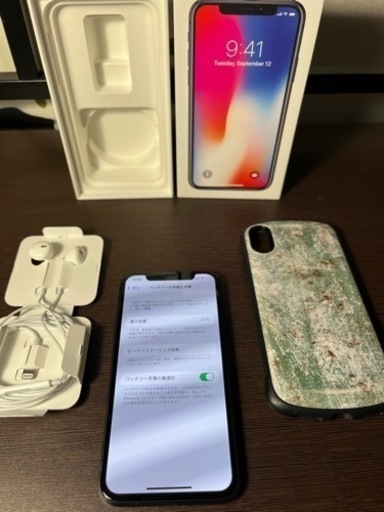 美品　iPhone X 256gb SIMフリー
