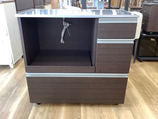 【トレファク高槻店】取りに来れる方限定！レンジ台付きキッチンカウンターです！！！