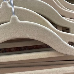 引き渡し決定済:ハンガー約100本セット　ニトリ/スリーコインなどの画像