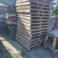 木製パレット使用済み