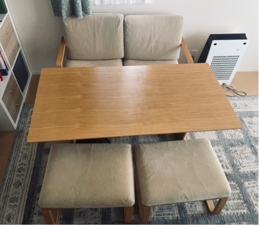 無印良品　リビングダイニングテーブルセット